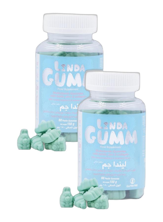 سوليندا عبوتين من ليندا جم - بيوتين - 60 قطعة - Image 1